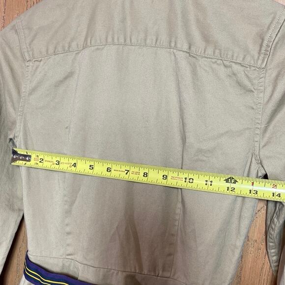 Polo Ralph Lauren Dress Girls 16 Khaki Button Front Belted Chino Preppy Cotton - Picture 8 of 9